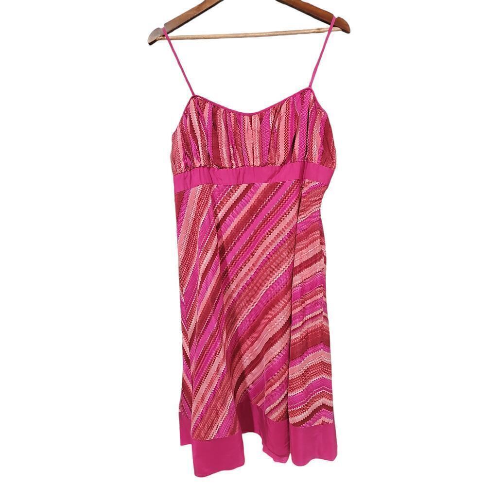 Antonio Melani Silk Mini Dress Pink Size 14